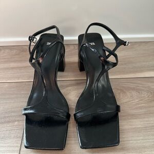 Zara Block Heel Sandals